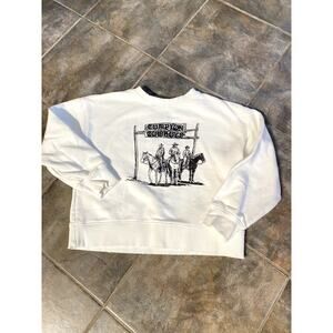FOREVER 21 COMPTON COWBOYS EMBROIDERED KIDS SWEATER SIZE 8/10